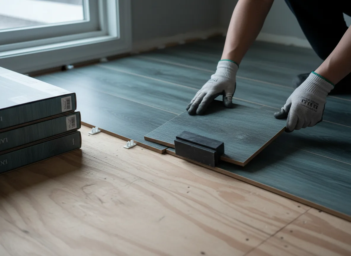 Luxury Vinyl Plank Installation company in Fullerton, ND